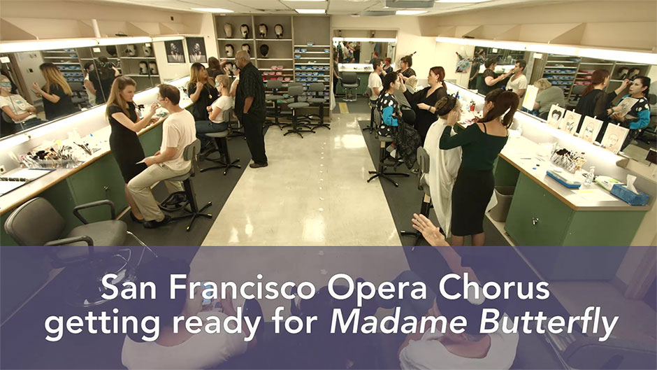 Chorus Gets Ready for Madame Butterfly