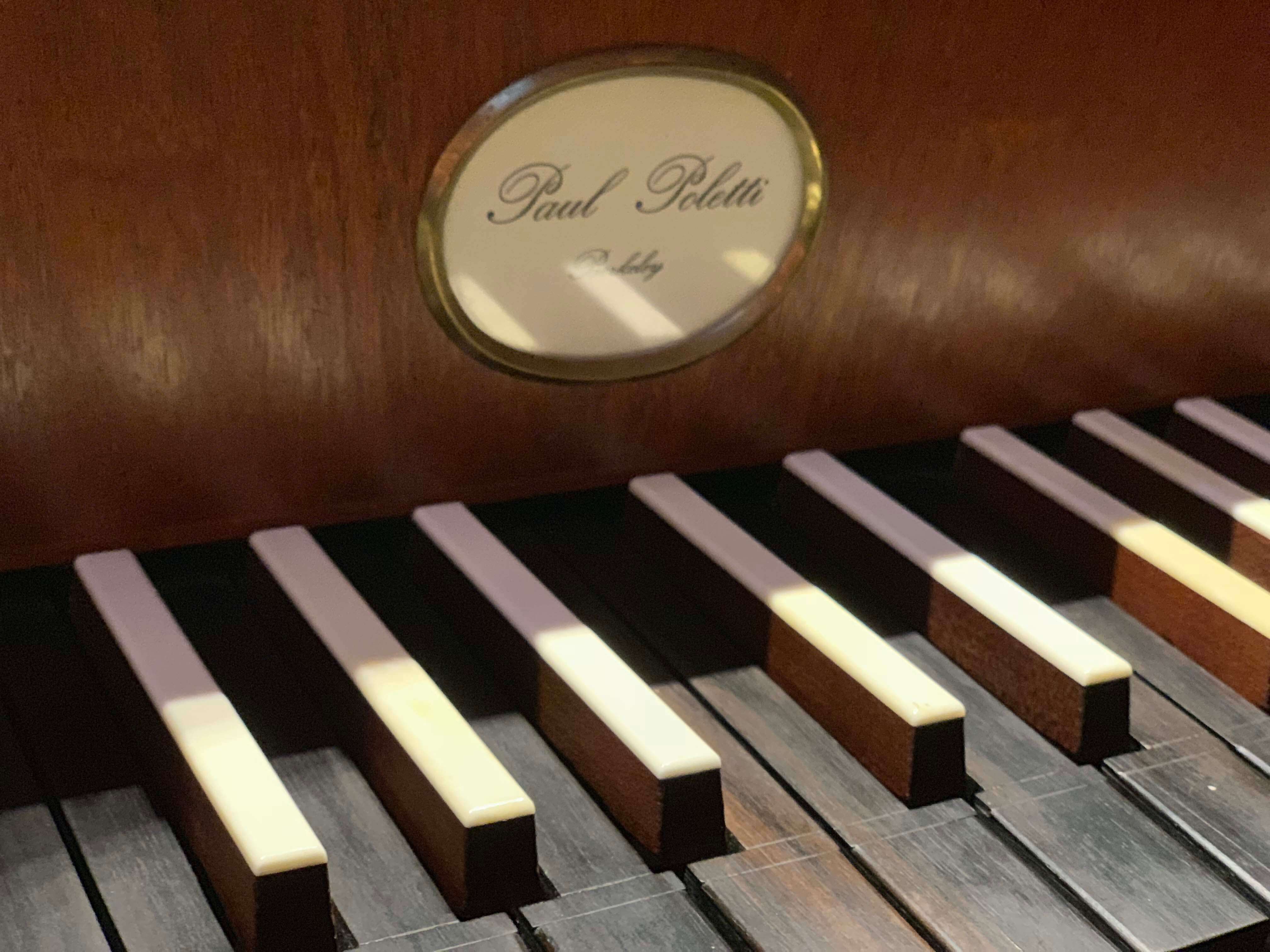 Our Paul Poletti fortepiano at the Opera.