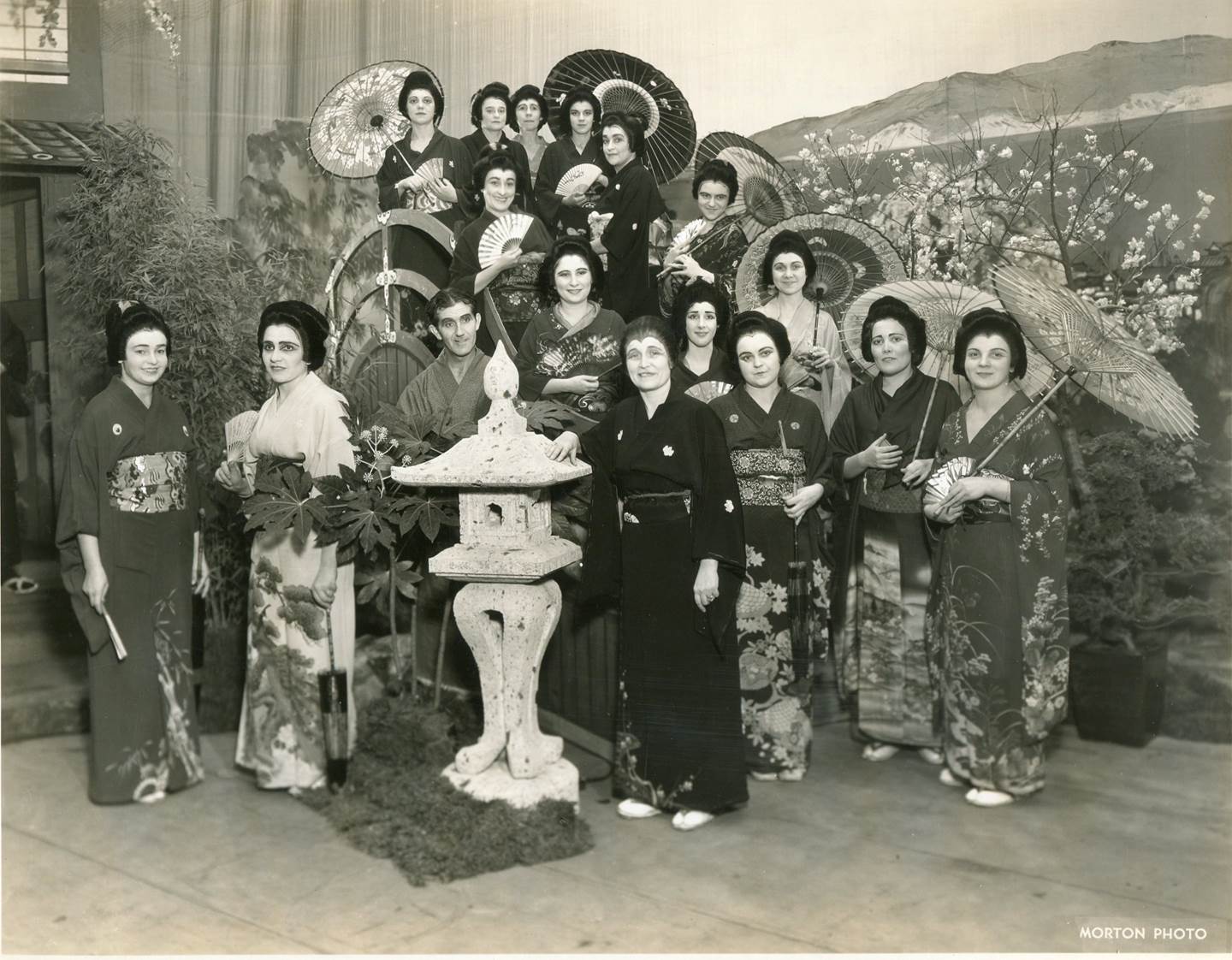 Madama Butterfly Cast, 1931. Photo: Morton.