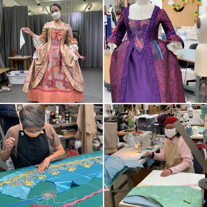 Props and costumes are bringing art back to life.