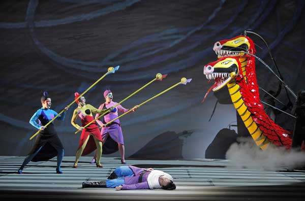 Dragon from The Magic Flute