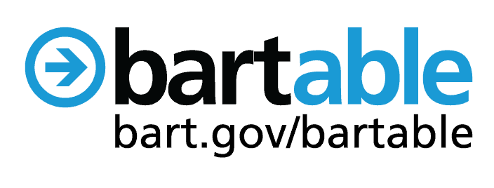 Bartable - bart.gov/bartable logo