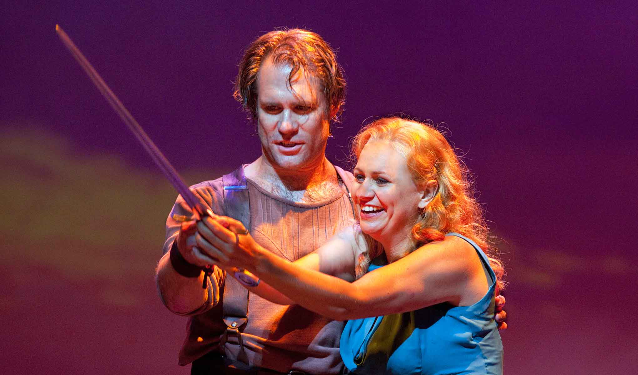 Brandon Jovanovich as Siegmund and Anje Kampe as Sieglinde in our 2011 production of Die Walkure. ©Cory Weaver/San Francisco Opera