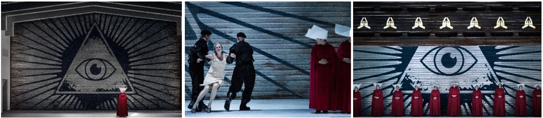 3 scenes from The Handmaid's Tale