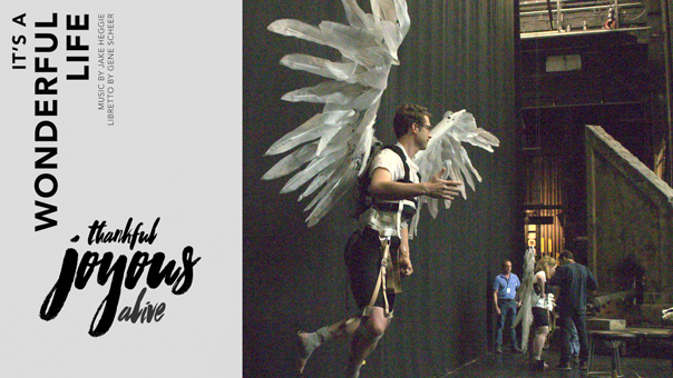 It's a Wonderful Life: Behind the scenes with our high-flying artists as they prepare for lift-off during rehearsals!
