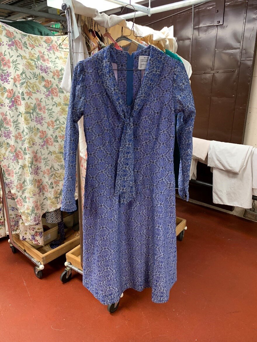 Mary returns from college and concludes the first act in this outfit.