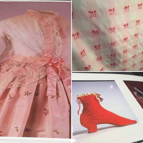 Costume designs and fabrics for Ah Sing.