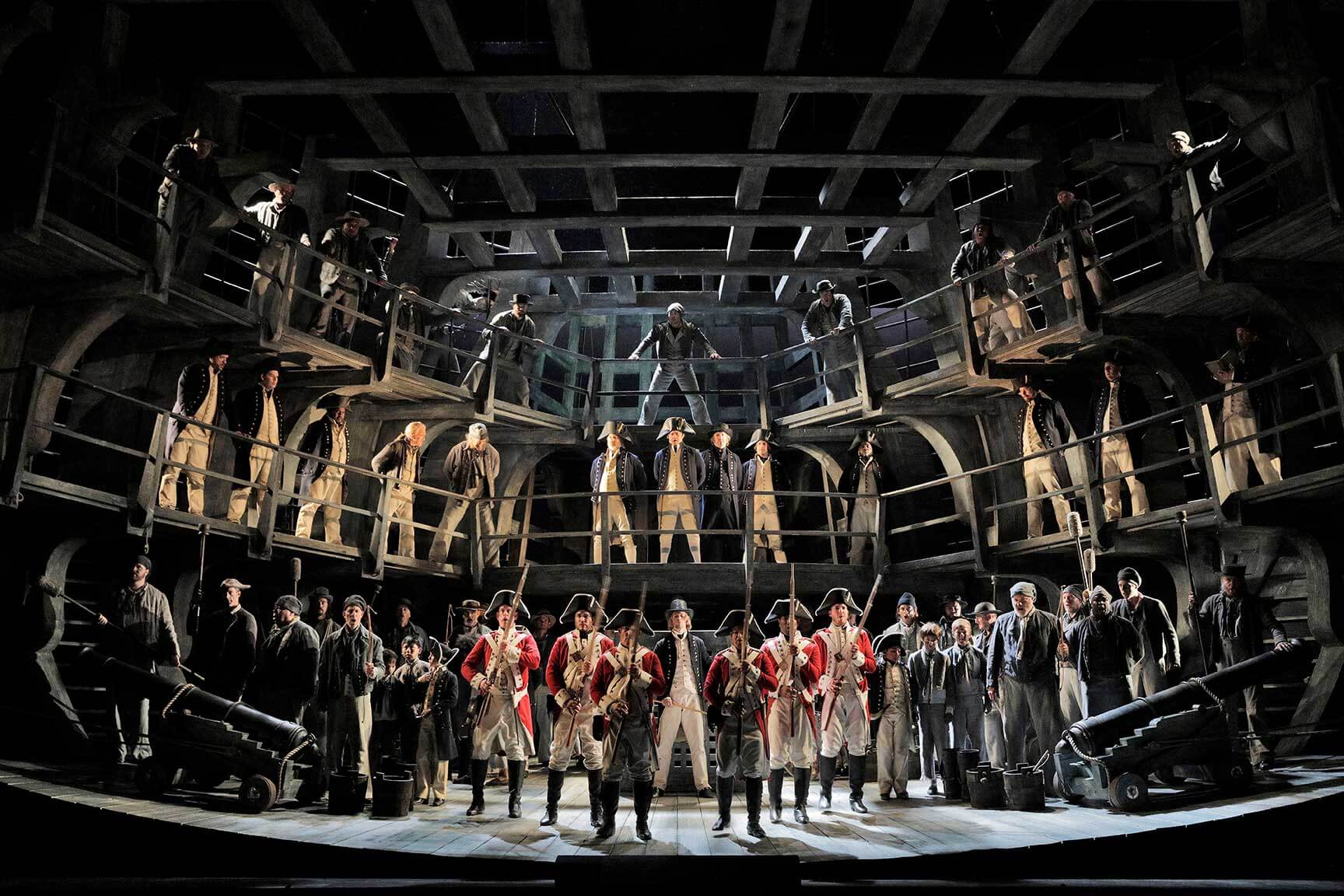 The set of Billy Budd in all its Naval splendor.