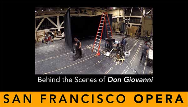 Behind the scenes of Don Giovanni