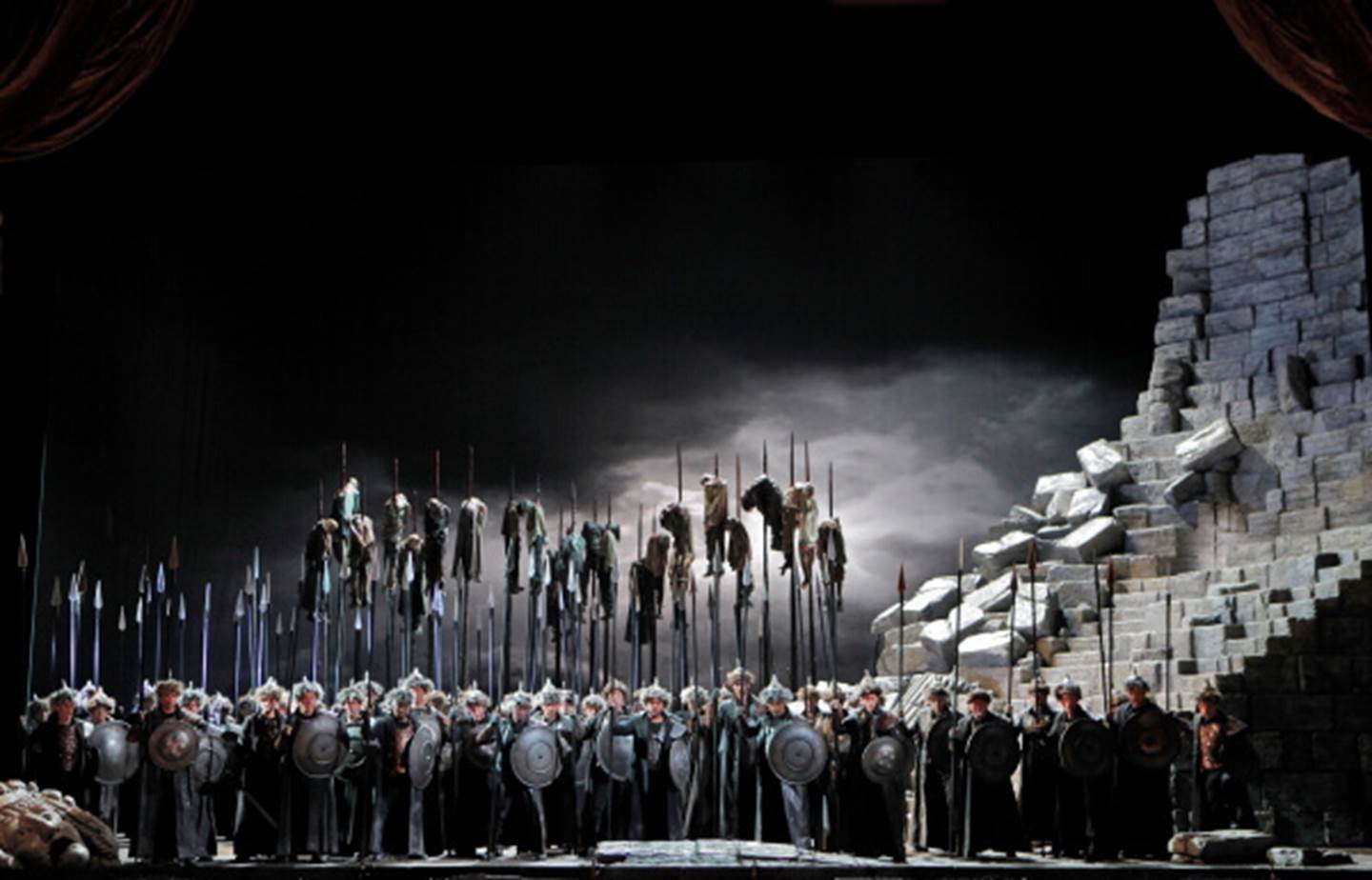 Attila-after it finally (!) reached the stage