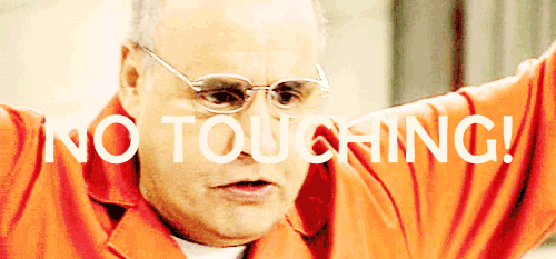 Arrested Development 'No Touching' gif