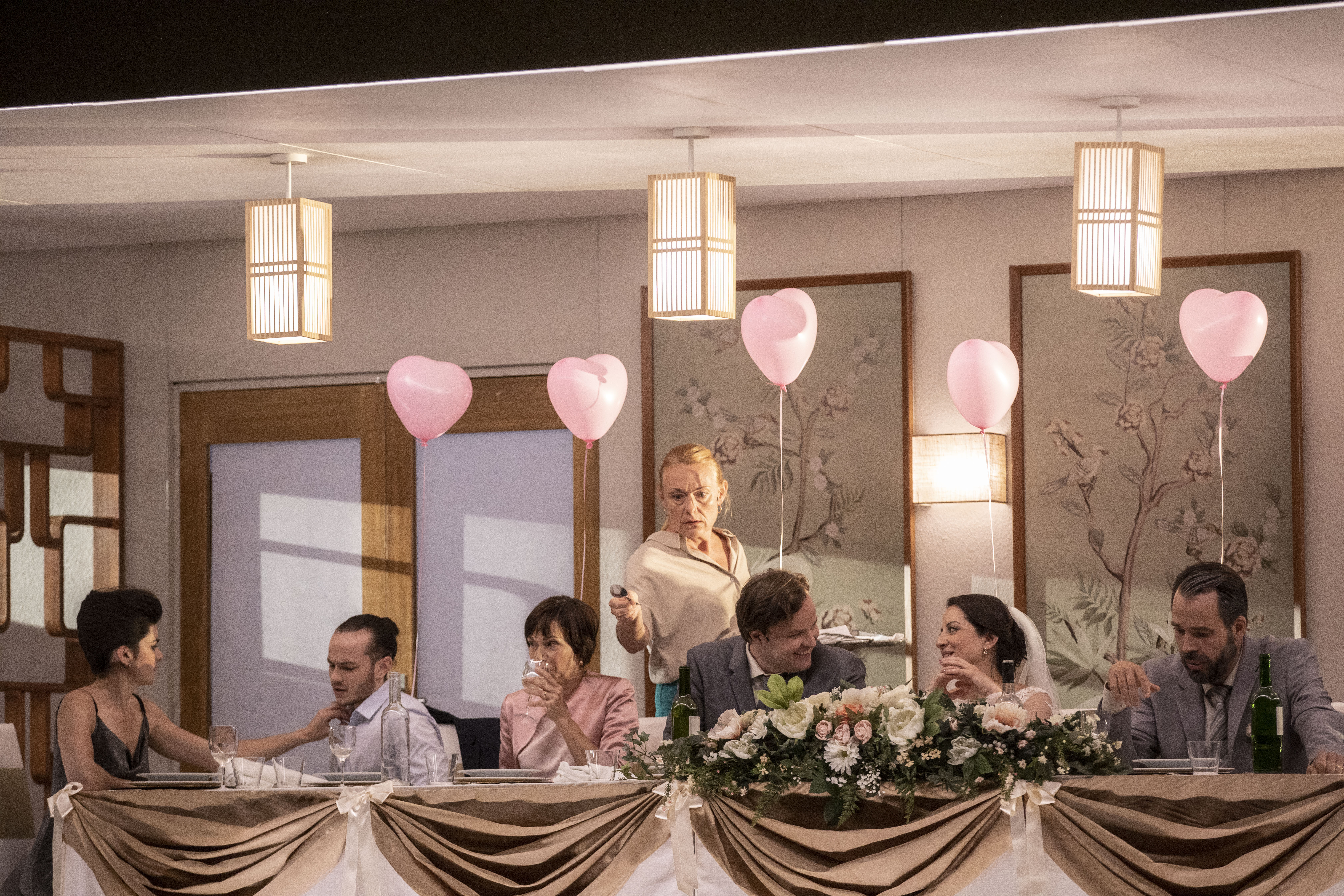 Innocence wedding table scene