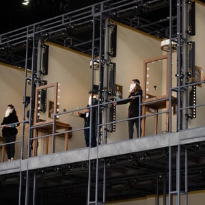 Opera Singers rehearsing in masks