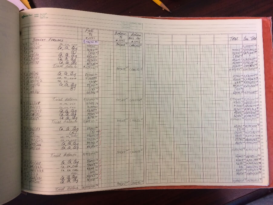 Tracking the money: a deposit leger from 1996
