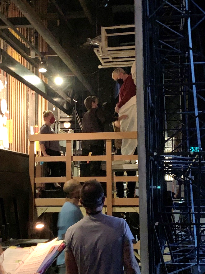 Michaela Schuster in Dialogues of the Carmelites rehearsal