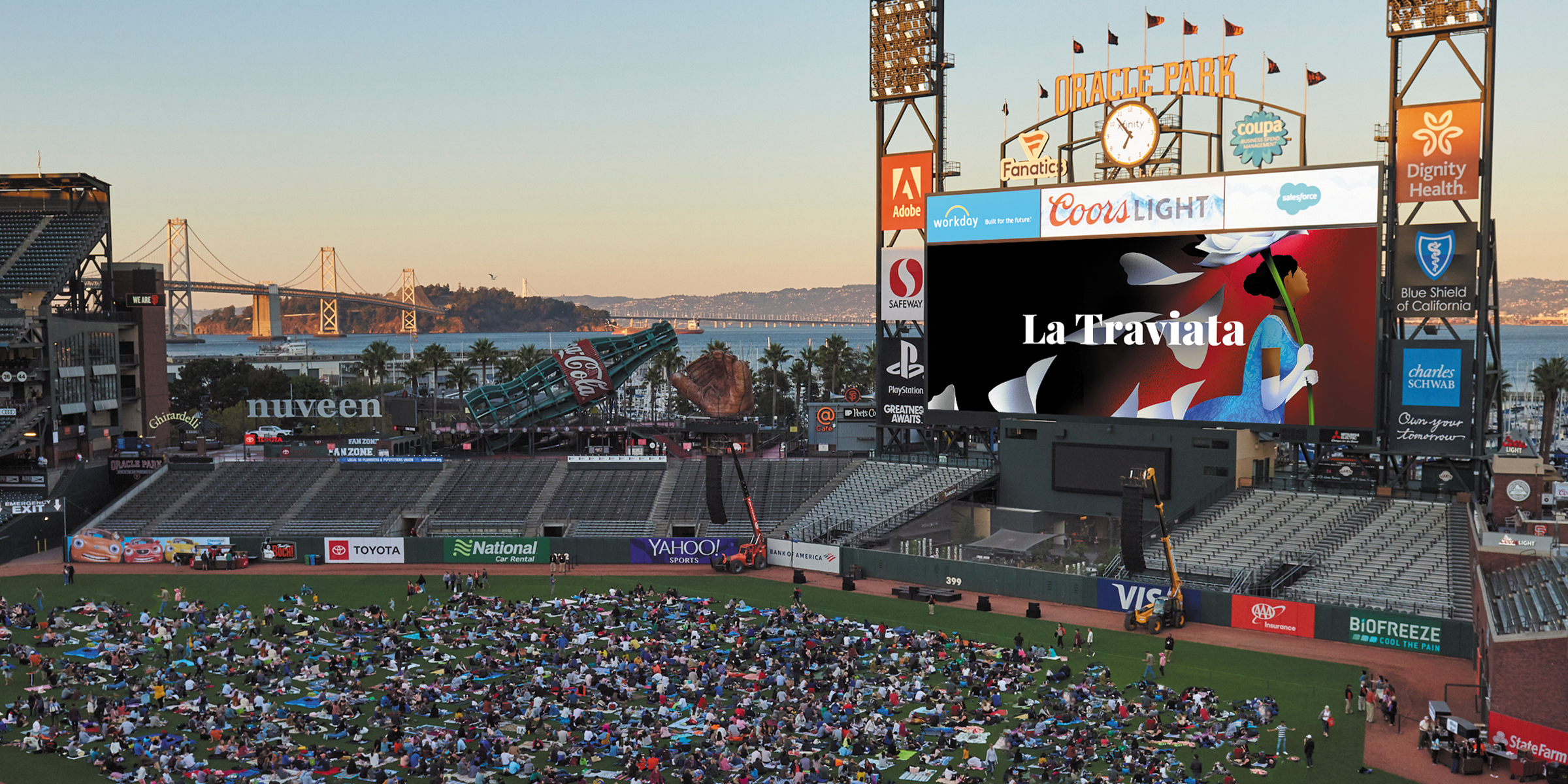 Opera at the Oracle Park Ballpark