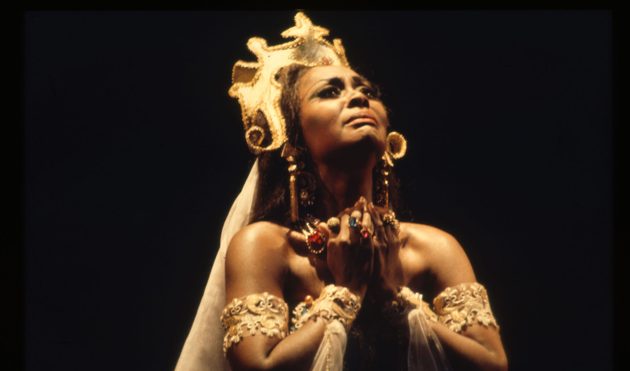 1972: Shirley Verrett debuted in L’Africaine, as Selika. Photo C.M. Jones.