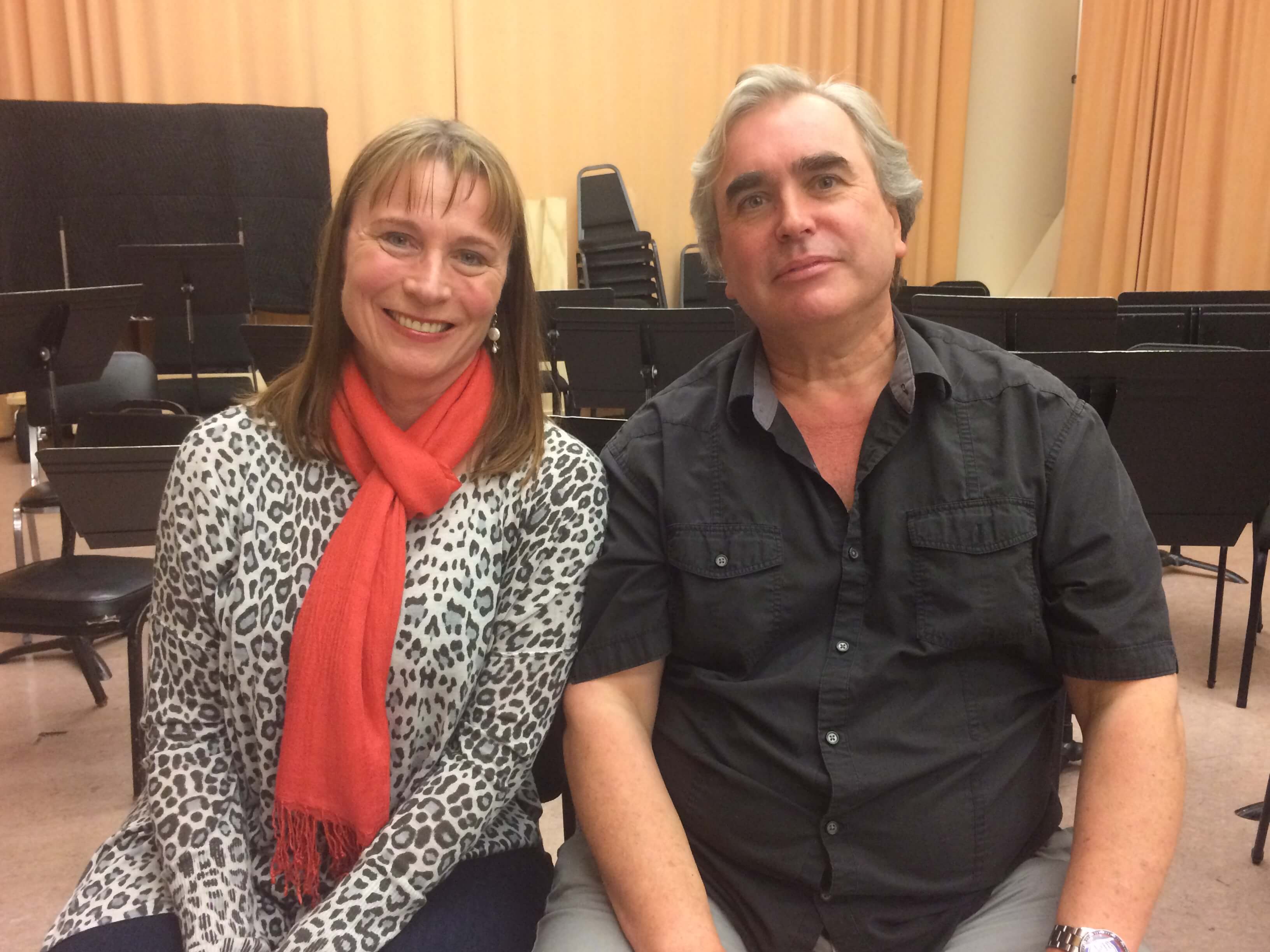 Regular Choristers of the San Francisco Opera Chorus: Claire Kelm and Colby Roberts