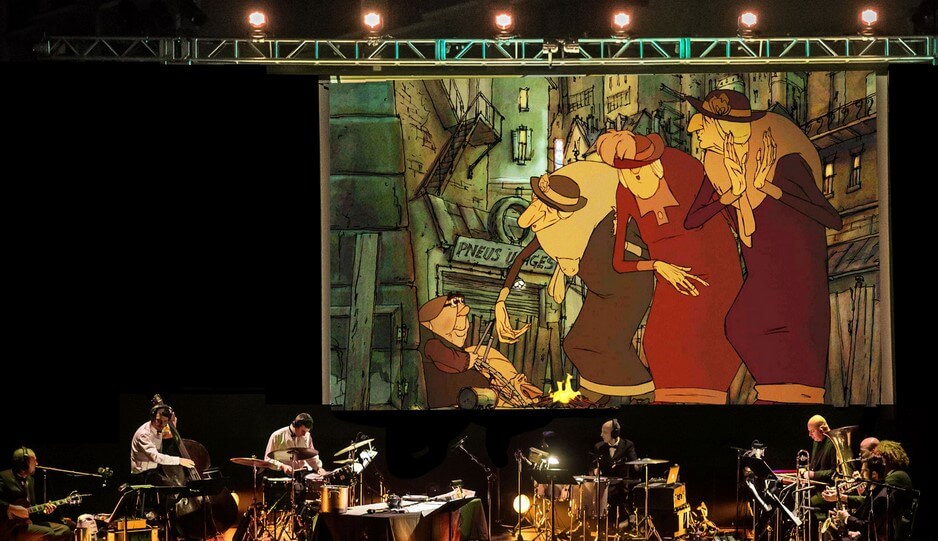 The Triplets of Bellville performed live (photo by KeyArt).