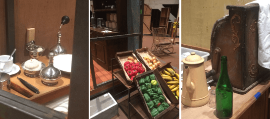 Details of life: close-ups of props from this production.