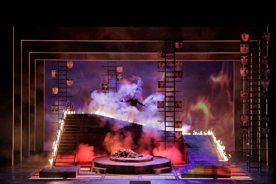 The big fire shows: Walküre (2018) and Tannhäuser (2007).