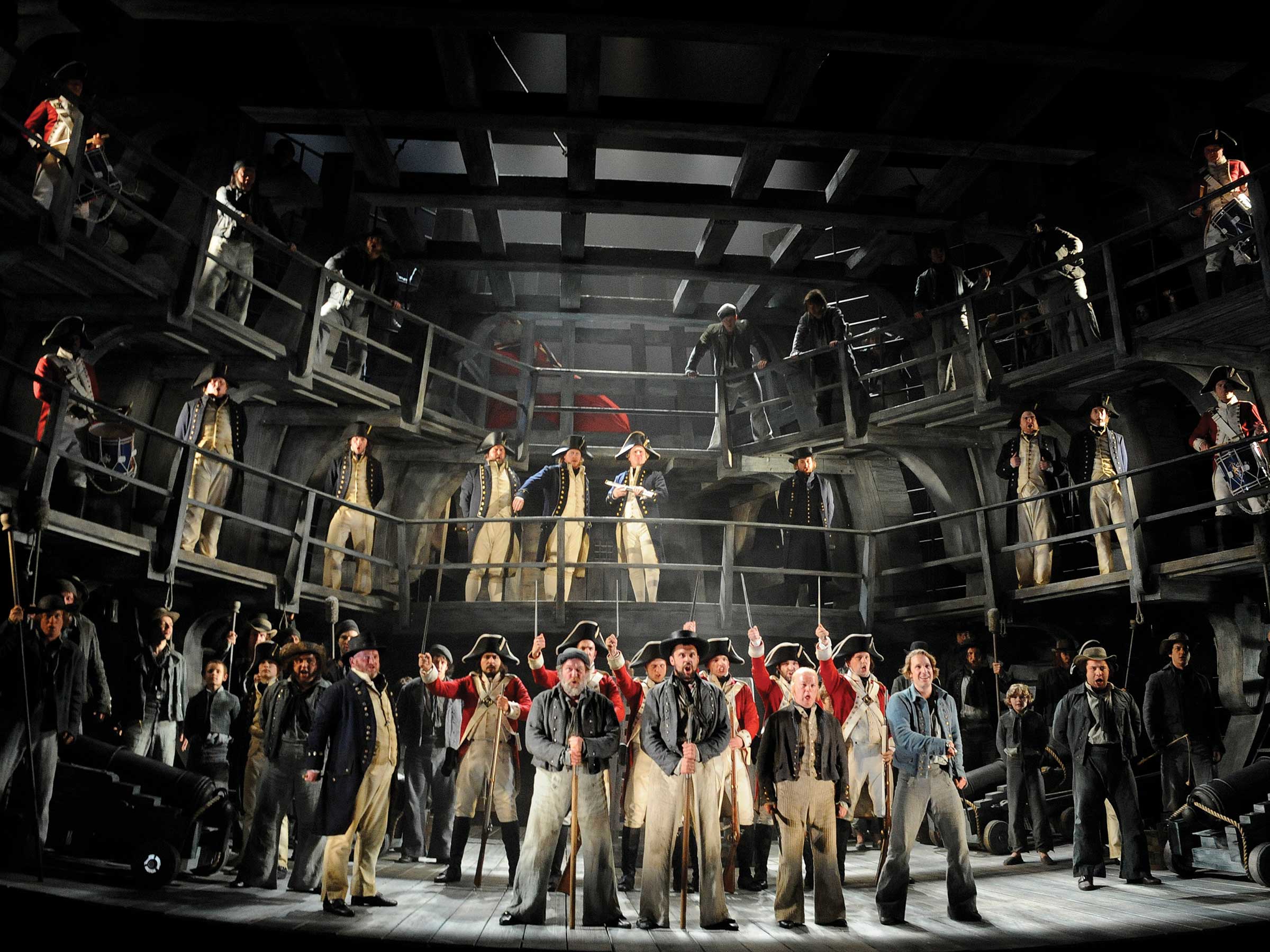  Soldiers on a boat from Billy Budd