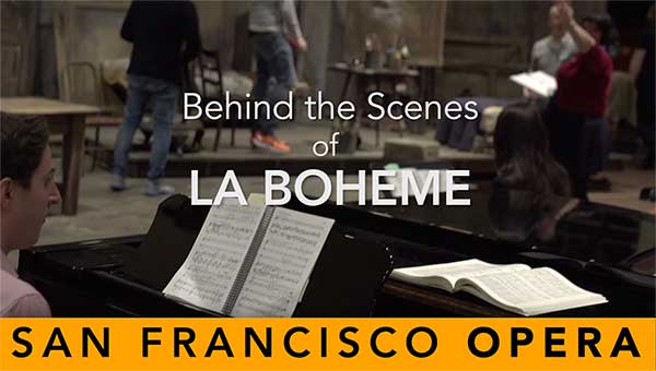Behind the Scenes of La Bohème 2016-17 Season