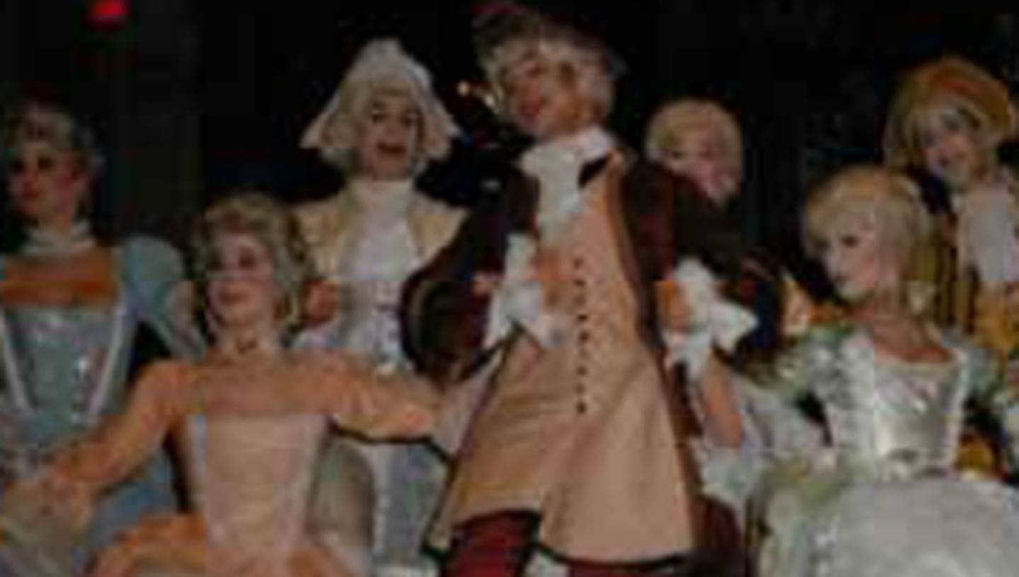 Revelers at the Amadeus Ball, 1991