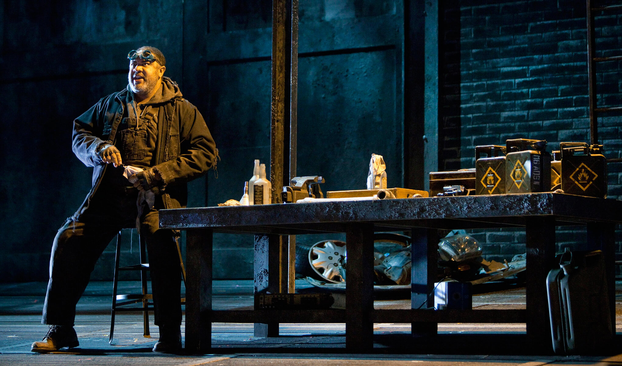 2011: Gordon Hawkins debuted in Siegfried, as Alberich. Photo Cory Weaver.