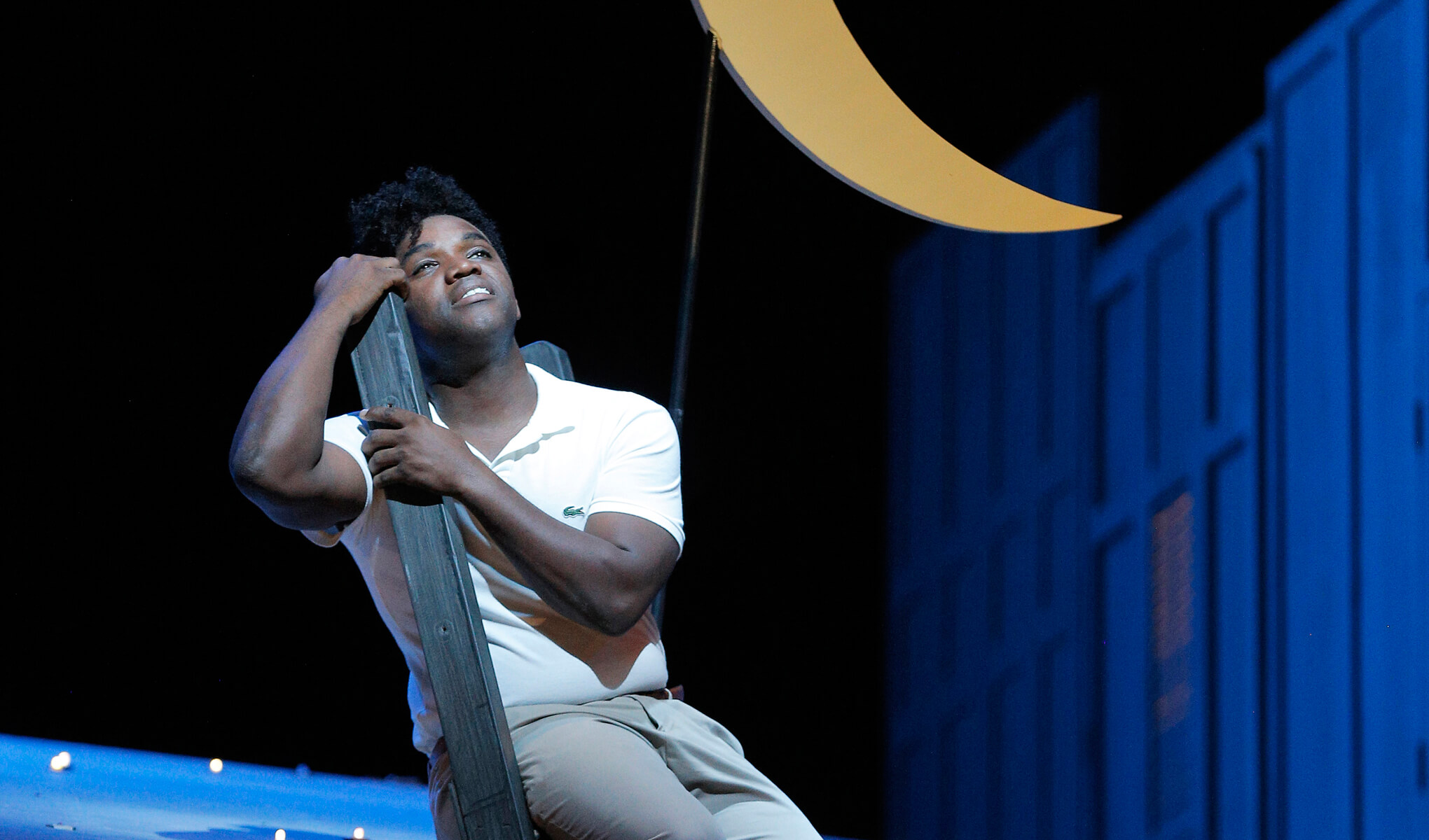 2016: Lawrence Brownlee debuted in Don Pasquale, as Ernesto. Photo Cory Weaver.