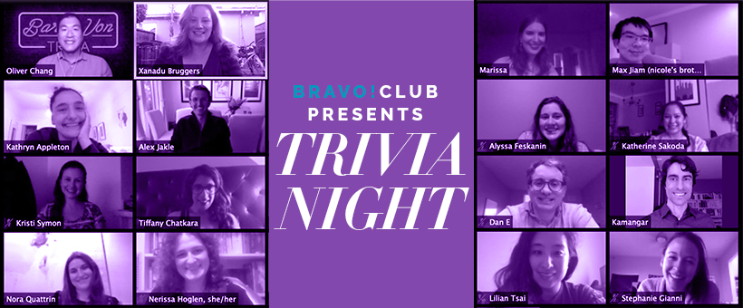 BRAVO! Club Trivia Night zoom screenshot