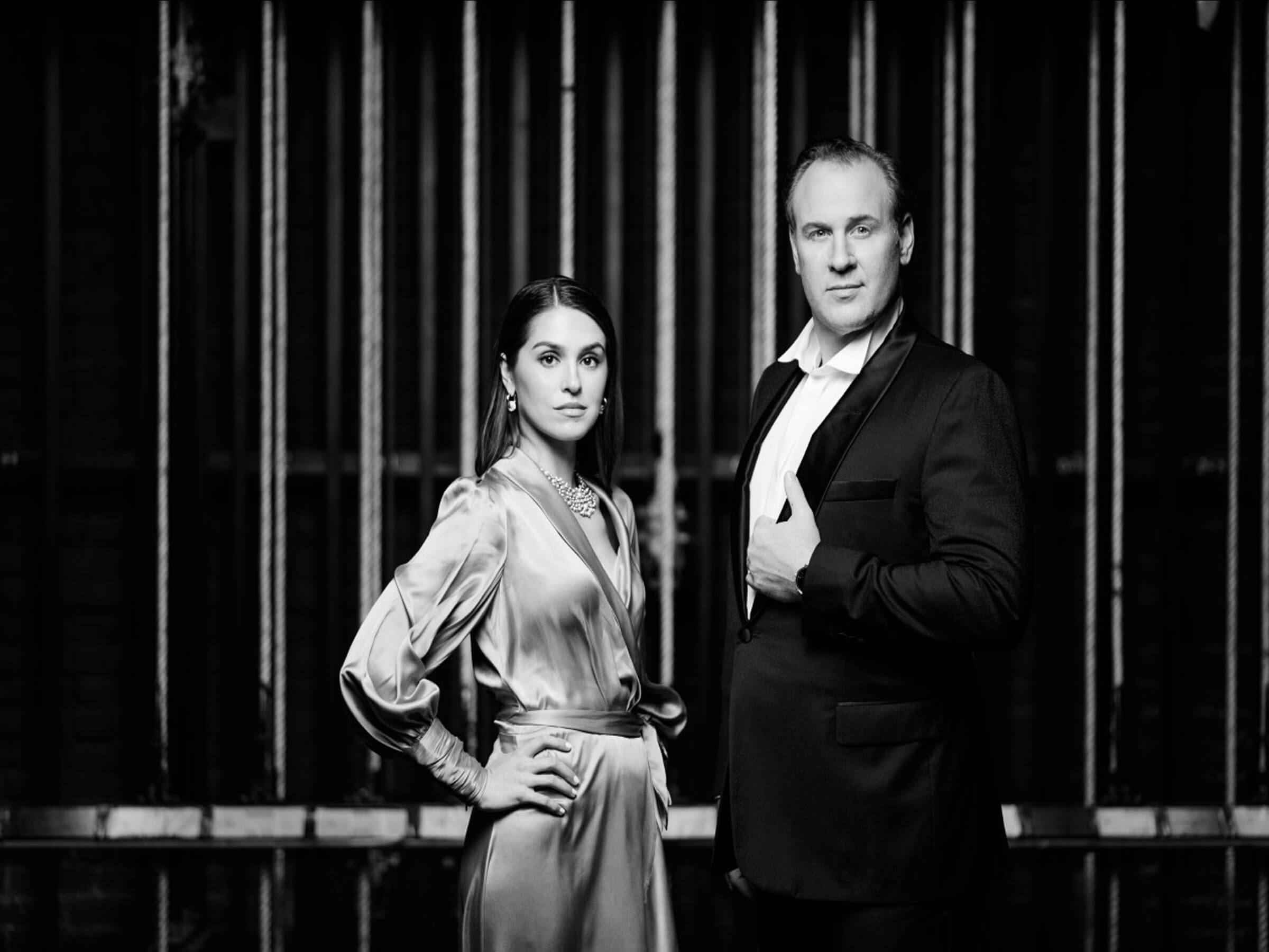 Irina and Lucas Meachem