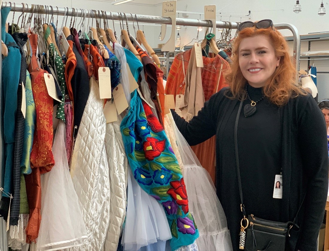 Eloise Kazan in the Opera&rsquo;s Costume Shop