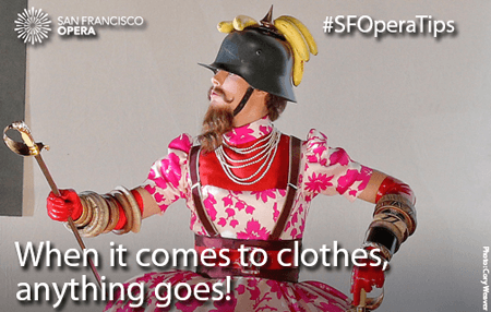 When it comes to clothes, anything goes!