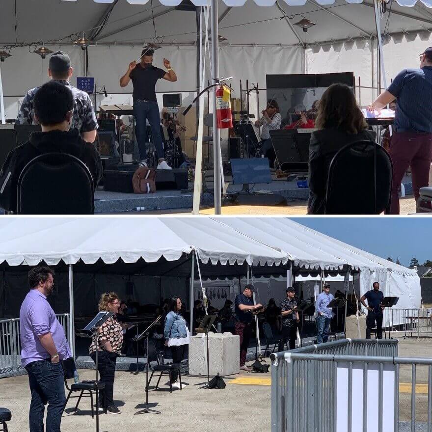 Rehearsals have begun on stage