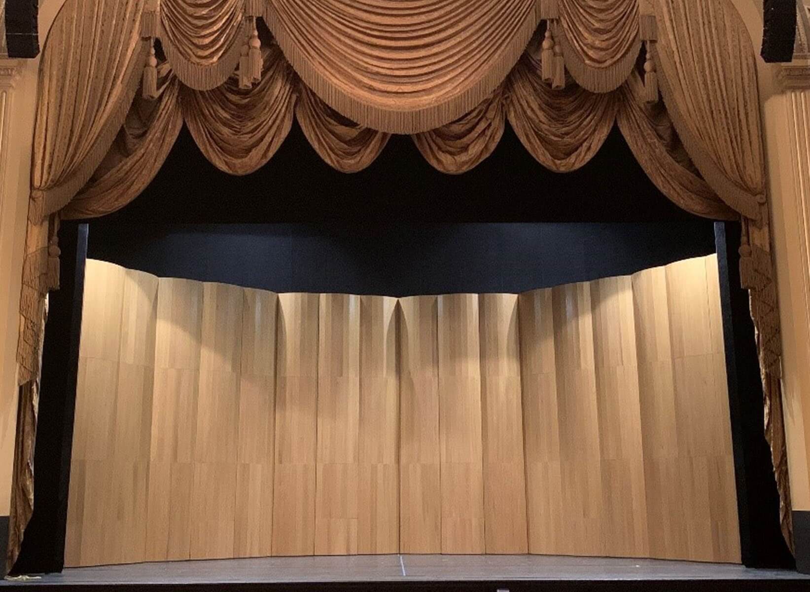 Stage view of the orchestra shell