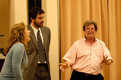 John working on characterization in a Merola masterclass in 2006.