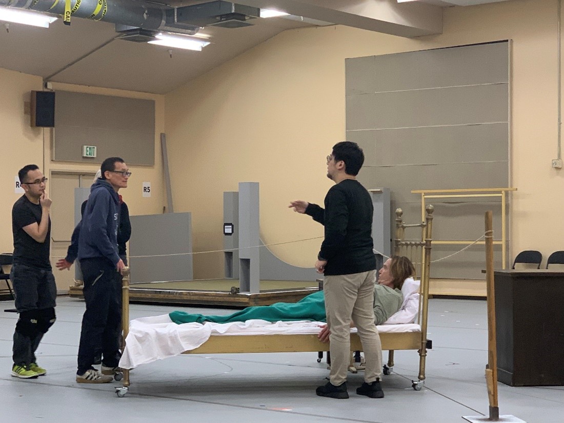 Picture of Miroku Shimada directing a rehearsal