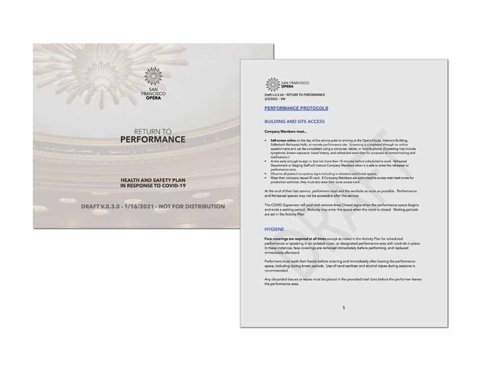 An extract from our Marin Center protocols, as put together by Erik Walstad.