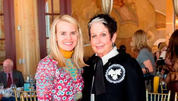 Two team members at the Opera Guild Luncheon