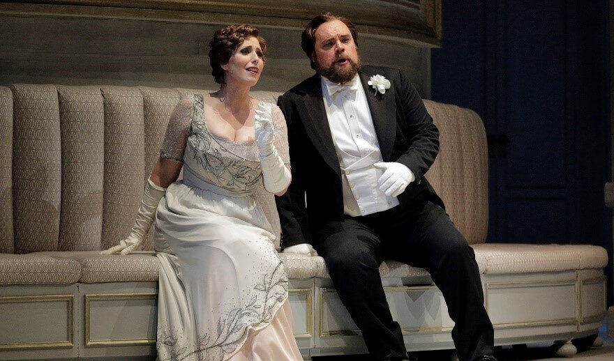 Ellie Dehn and Brian Mulligan as Arabella and Mandryka in the beautiful Act 2 duet. (Photo: Cory Weaver)