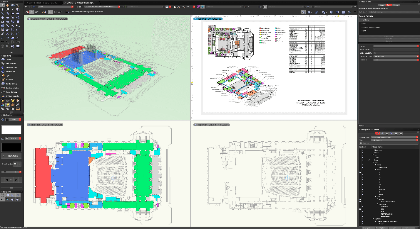 Basement facilities map