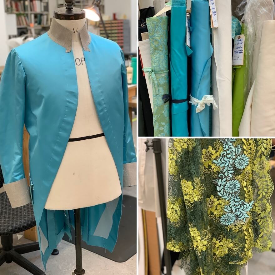 Count Almaviva&rsquo;s costume being built.&nbsp;