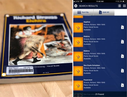 Barcoding the library&rsquo;s holdings and the new app-based library software.