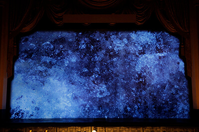 Part of the opening Rheingold sequence designed by Katy Tucker. Photo by Cory Weaver.