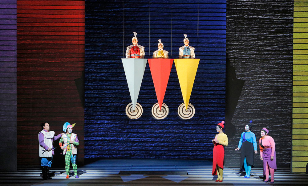 Michael Sacco, Pietro Juvara, and Rafael Karpa-Wilson as the Three Spirits