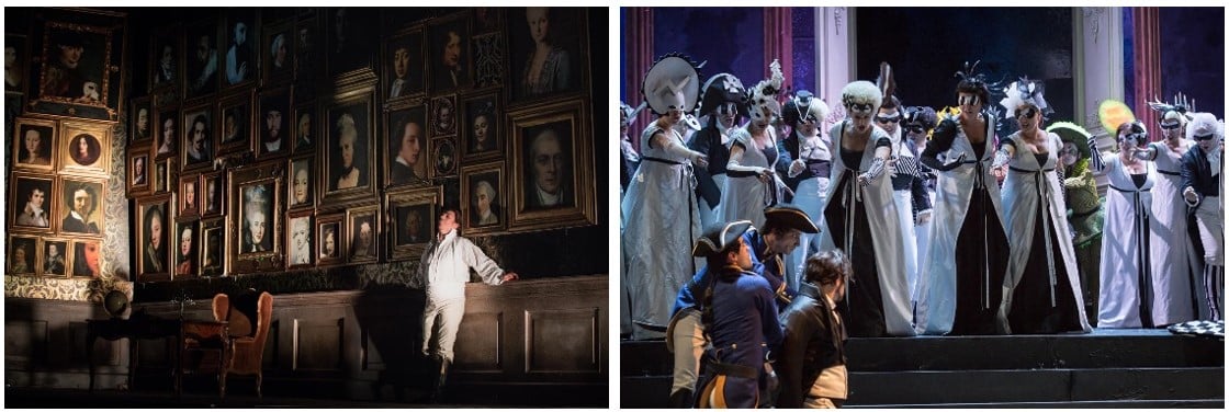 Scenes from Un Ballo in Maschera. Photos: Yasuko Kageyama/Teatro dell&rsquo;Opera di Roma