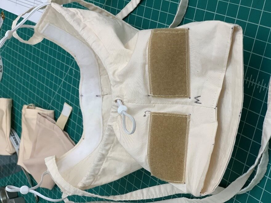 Rear of the Singer Mask