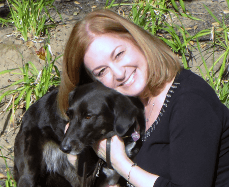 Deborah Banks,&nbsp;Senior Leadership Giving Officer, and her pup,&nbsp;Sabrina.