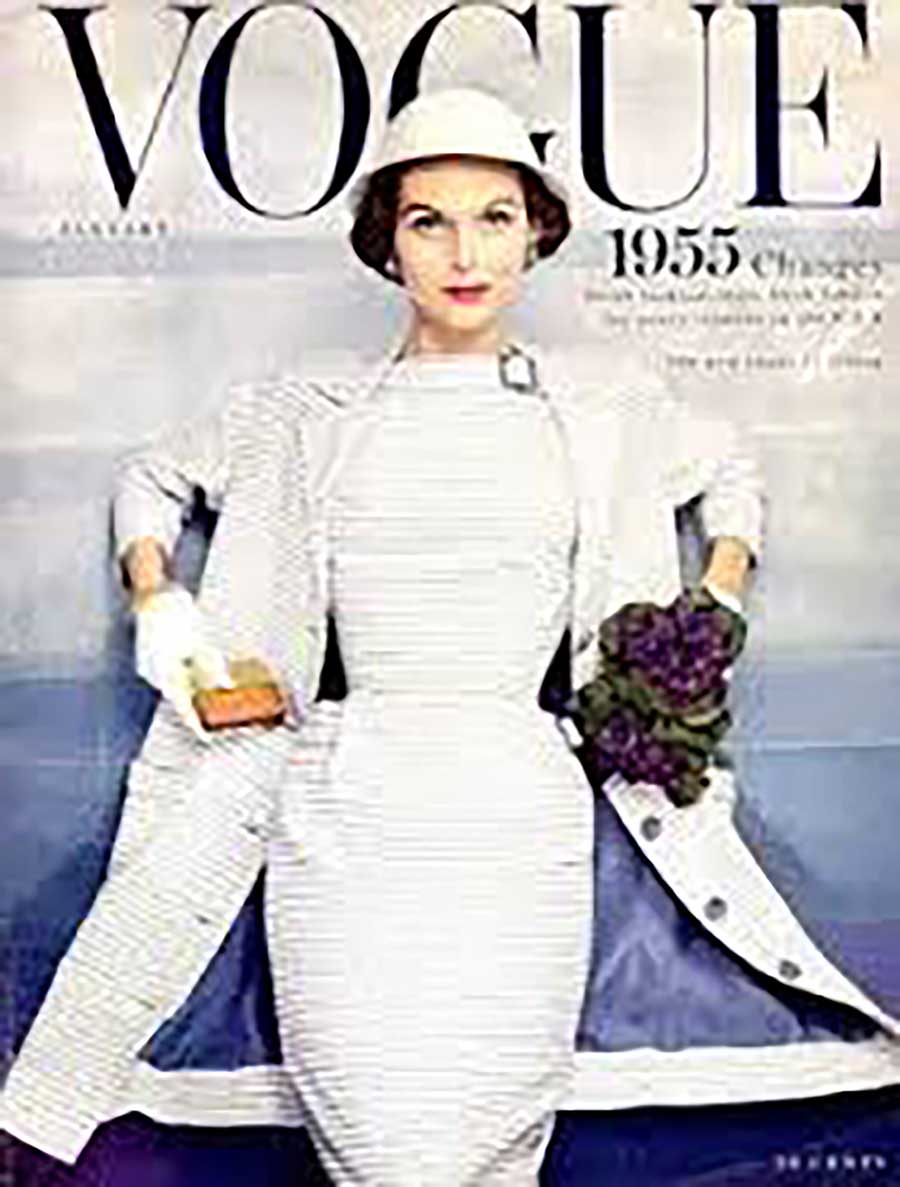 Cover of Vogue magazine 1955